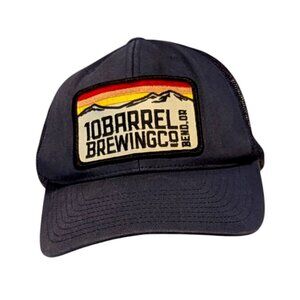 10 Barrel Brewing Co Hat Snapback Trucker Mesh Cap Blue Bend Oregon Unisex